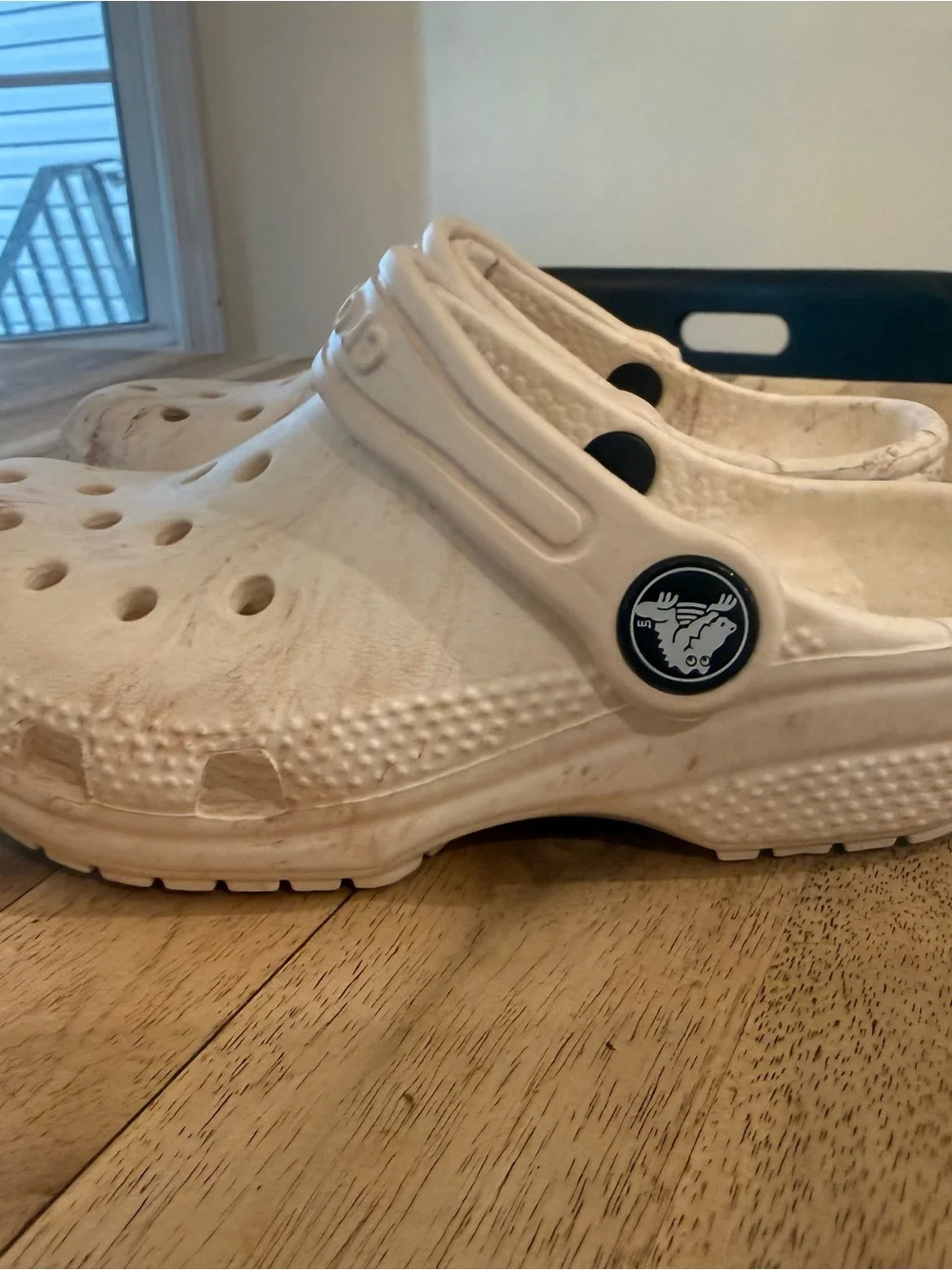CROCS Kids Classic Clog in Marbled Watercolor